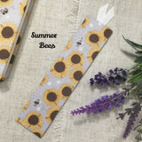 Handmade Bookmarks / Fabric Bookmarks / Summer Garden Bookmarks - Little Bun Designs UK