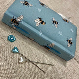 Bumble Bee Needle Case / Handmade Needle Book - Little Bun Designs UK