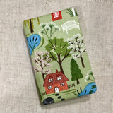 A6 Country Village Notebook  / Address Book / Bookmark - Little Bun Designs UK