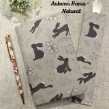 A5 Any Year Diary With Pen  / Fabric Diary / Animal Designs - Little Bun Designs UK