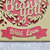 Thank You Card / Personalised - Little Bun Designs UK