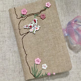Hand Embroidered Bird Notebook - Little Bun Designs UK