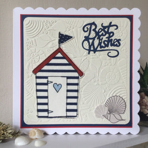 Seaside Birthday Handmade Card - Little Bun Designs UK