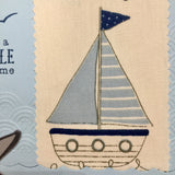 Handmade Boat Birthday Card - Little Bun Designs UK