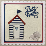 Seaside Birthday Handmade Card - Little Bun Designs UK