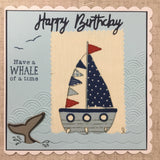 Handmade Nautical Birthday Card - Little Bun Designs UK
