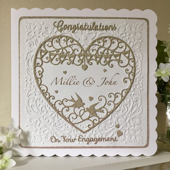 Personalised Engagement Card - Little Bun Designs UK
