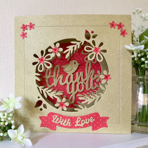 Thank You Card / Personalised - Little Bun Designs UK