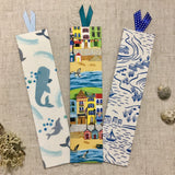 Seashore Bookmarks / Handmade Fabric Bookmarks - Little Bun Designs UK