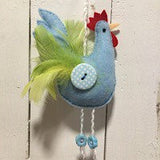 Spring chickens / handmade felt chickens / chicken gifts / Easter Decorations - Little Bun Designs UK