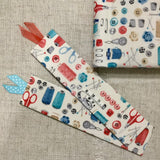 Haberdashery Bookmarks / Handmade Fabric Bookmarks - Little Bun Designs UK