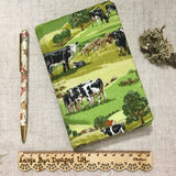 A6 Cow Notebook / Address Book / Bookmark - Little Bun Designs UK