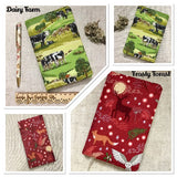 2024 Slim Fabric Diary / Animal Design / Yearly Planner / Week To View