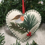 Rustic Robin Christmas Decoration