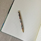 A4 Fabric Covered Notebook / Bookmark