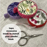 Handmade Needle Book / Floral Fabric Needle Case