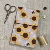 Handmade Needle Book / Sunflower Needle Case