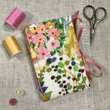 Handmade Needle Book / Floral Fabric Needle Case