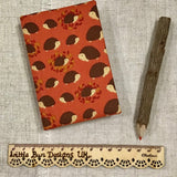 Pocket Address Book / Small Fabric Notebook / Handmade Bookmark
