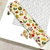 Woodland Charm Bookmarks / Handmade Fabric Bookmarks